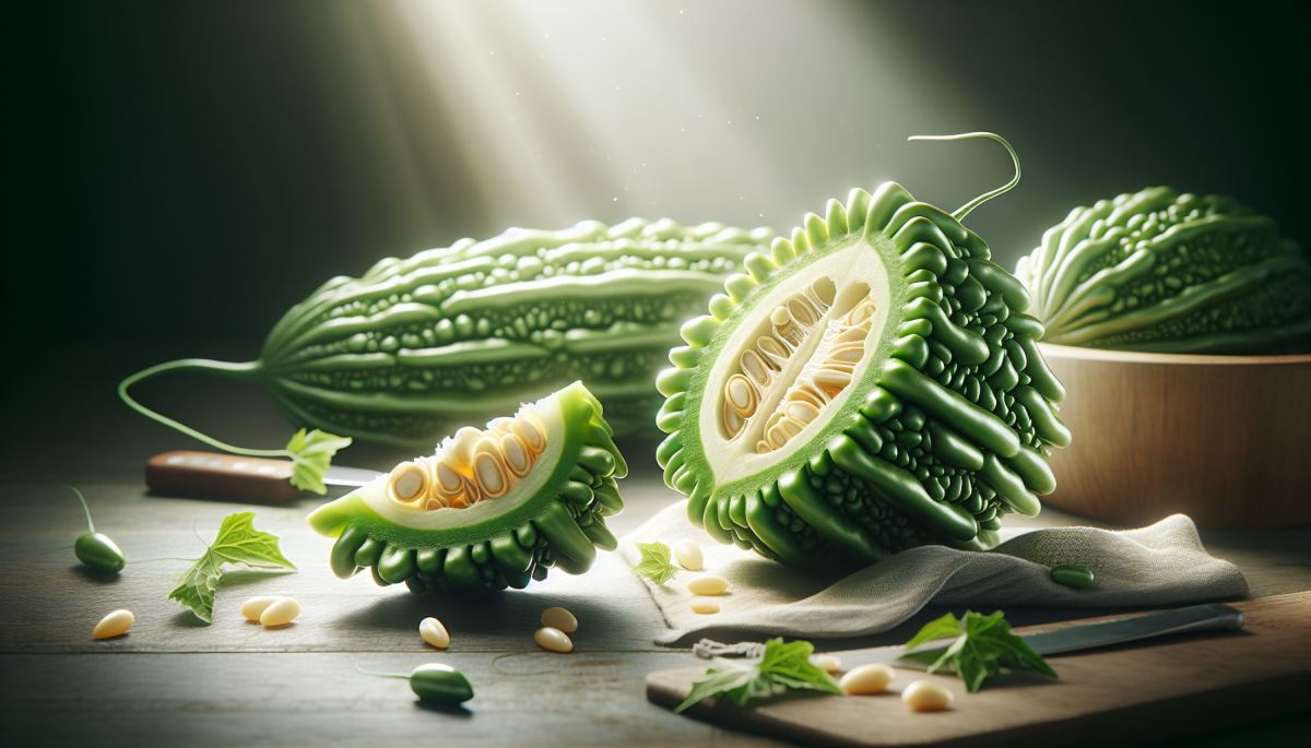 Bitter melon fruit and seeds, the natural source of α-eleostearic acid studied for senolytic properties