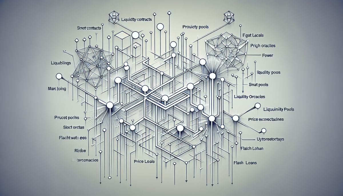 How a DeFi smart contract exploit spreads through a decentralized exchange with no central authority to intervene