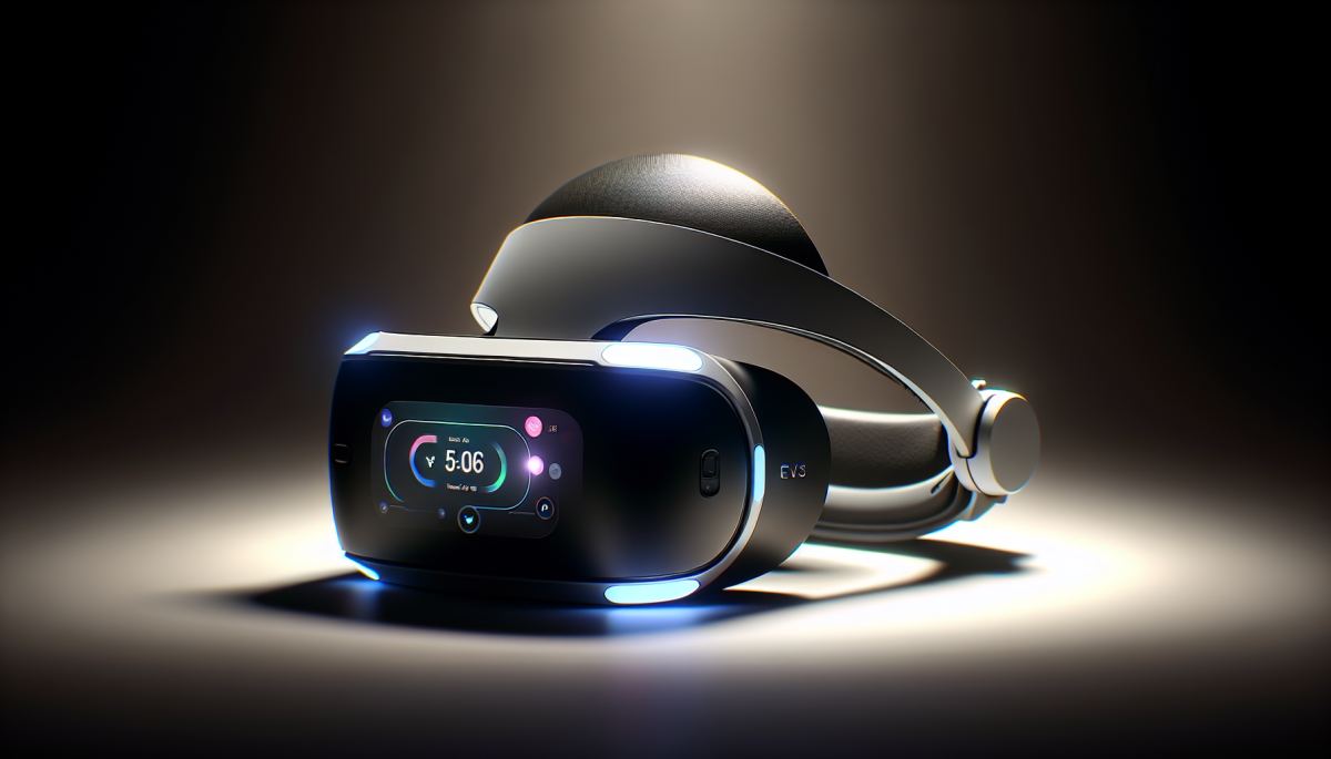 Apple Vision Pro headset displaying a PC game streamed via Valve's native Steam Link app
