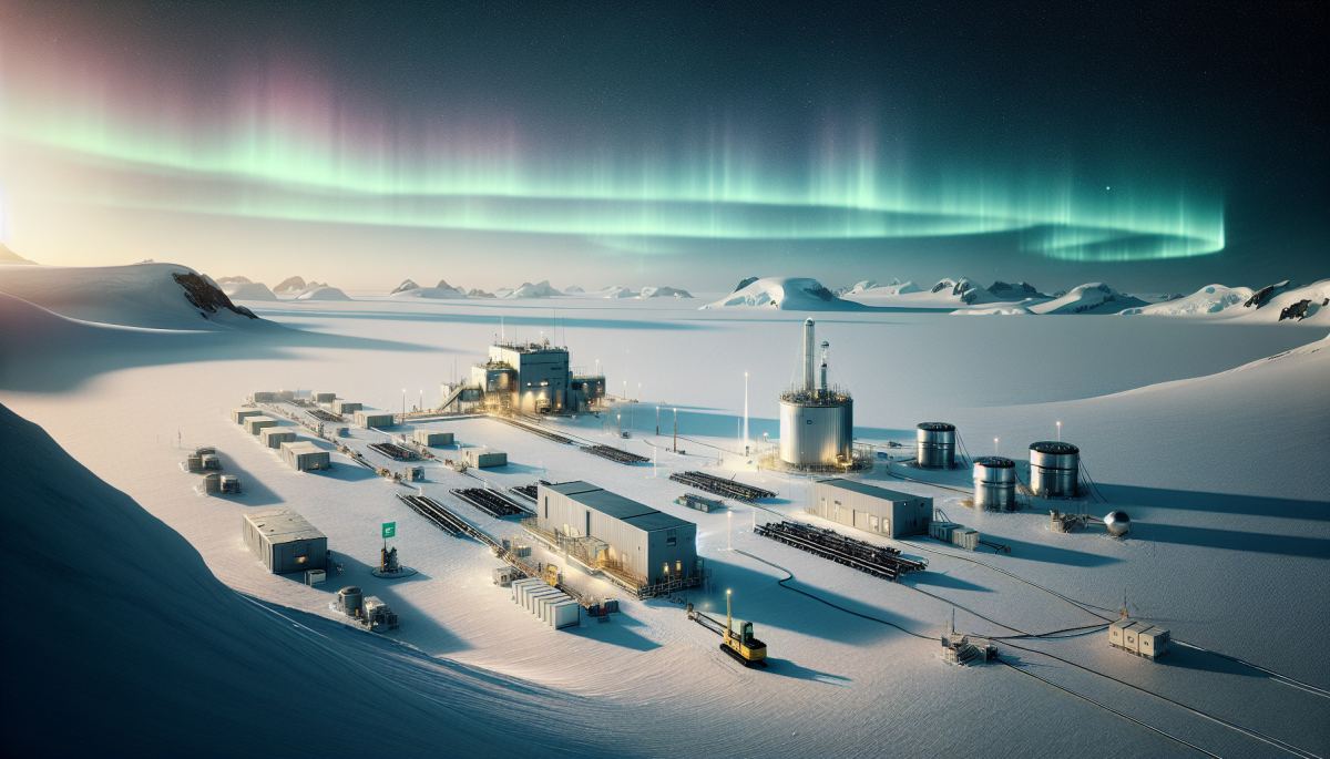 The IceCube Neutrino Observatory at the South Pole, whose data helped rule out the sterile neutrino hypothesis