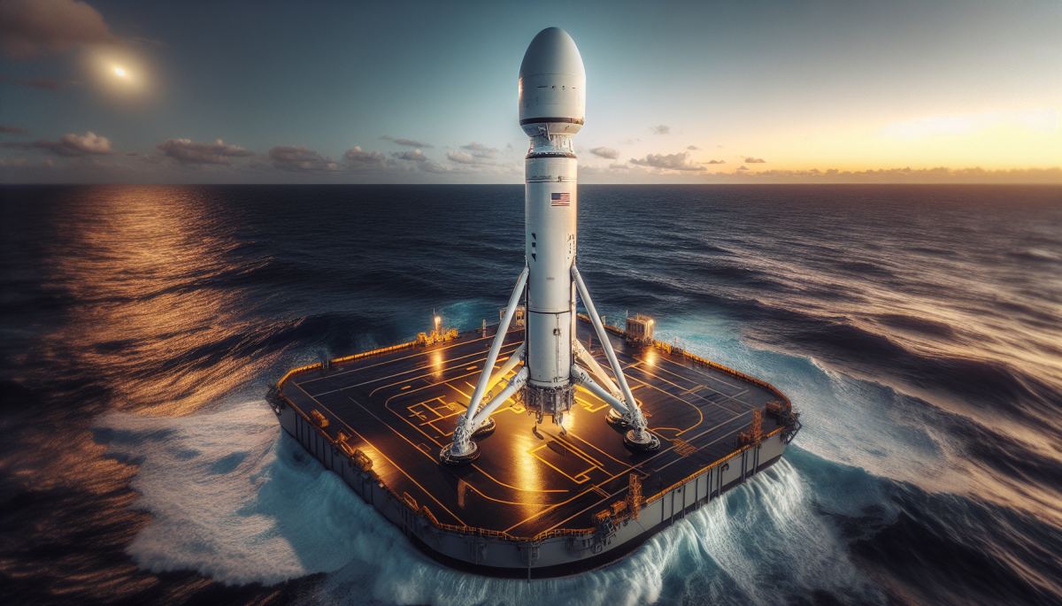 Blue Origin New Glenn rocket first stage booster recovered on Atlantic drone ship after second mission