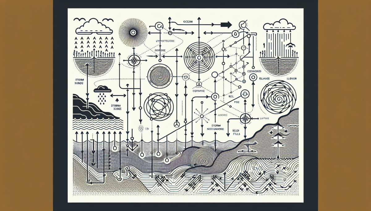 How rising seas trigger compound flooding through groundwater, river backflow, and storm surge interactions
